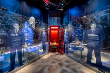 G&A at DC's New International Spy Museum G&A at DC's New International Spy Museum (image: exhibit with red phone booth)